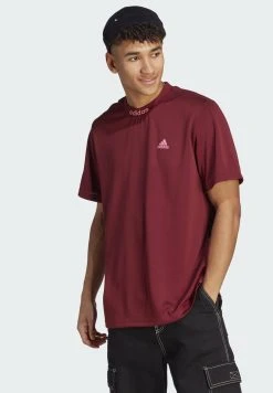 Adidas Sportswear Back - Print T-Shirt - Shadow Red