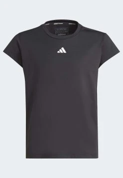 Adidas Sportswear Training Aeroready 3-Stripes - Print T-Shirt - Black/White/Grey Four -Adidas Shop 88928a19e8874214b4c4baf3e011b833
