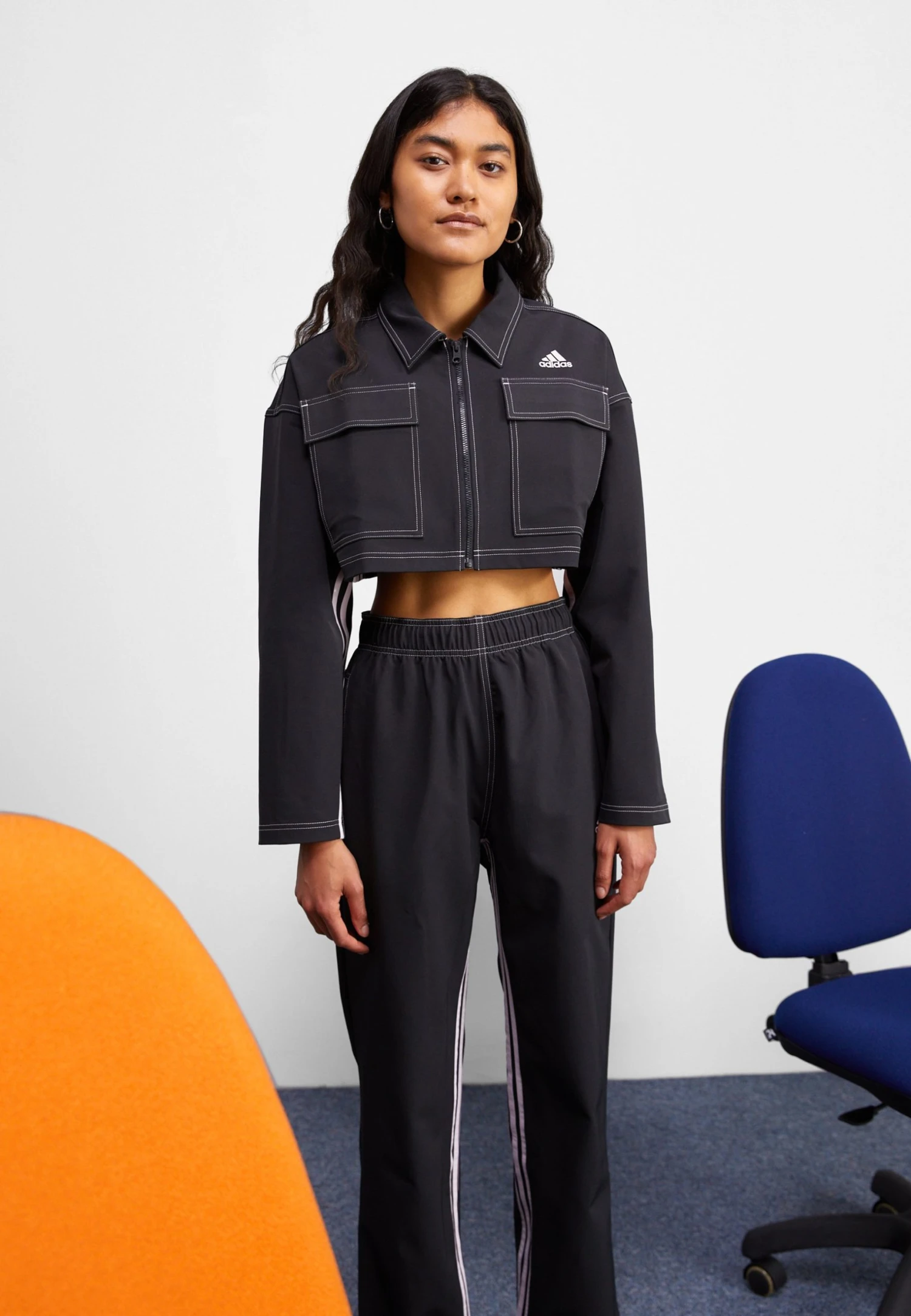 Adidas Sportswear Dance- Summer Jacket - Black/Clear Pink 3 Adidas Sportswear Dance- Summer Jacket - Black/Clear Pink