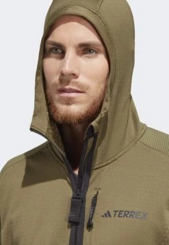 Adidas Sportswear Fleece Jacket - Focus Olive -Adidas Shop 89c24b7cb95246d88c269f154a854748