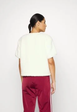 Adidas Originals Essentials Fluffy - Print T-Shirt - White -Adidas Shop 89fa5ec682da40f48064d6e31bd56910