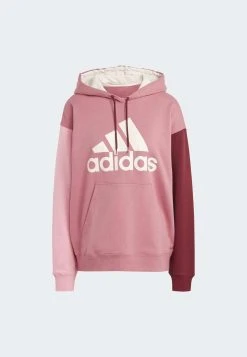 Adidas Sportswear Essentials Big Logo- Hoodie - Pink Strata Quartz Shadow RedBliss Pink -Adidas Shop 8a0b6a8c12b14669b6304d5eae211fd1