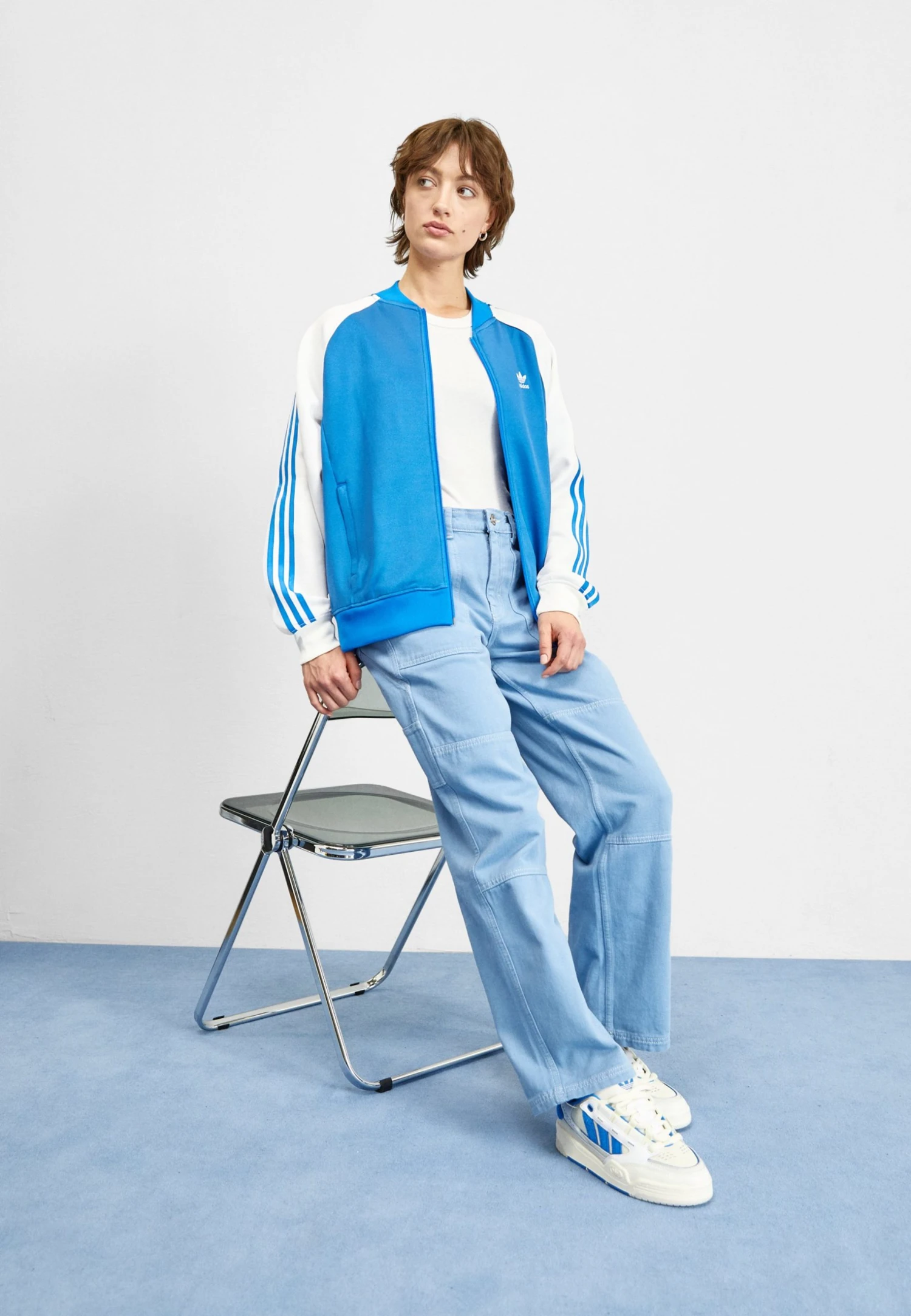Adidas Originals Sst Tt Os - Training Jacket - Blue Bird 4 Adidas Originals Sst Tt Os - Training Jacket - Blue Bird - Image 2