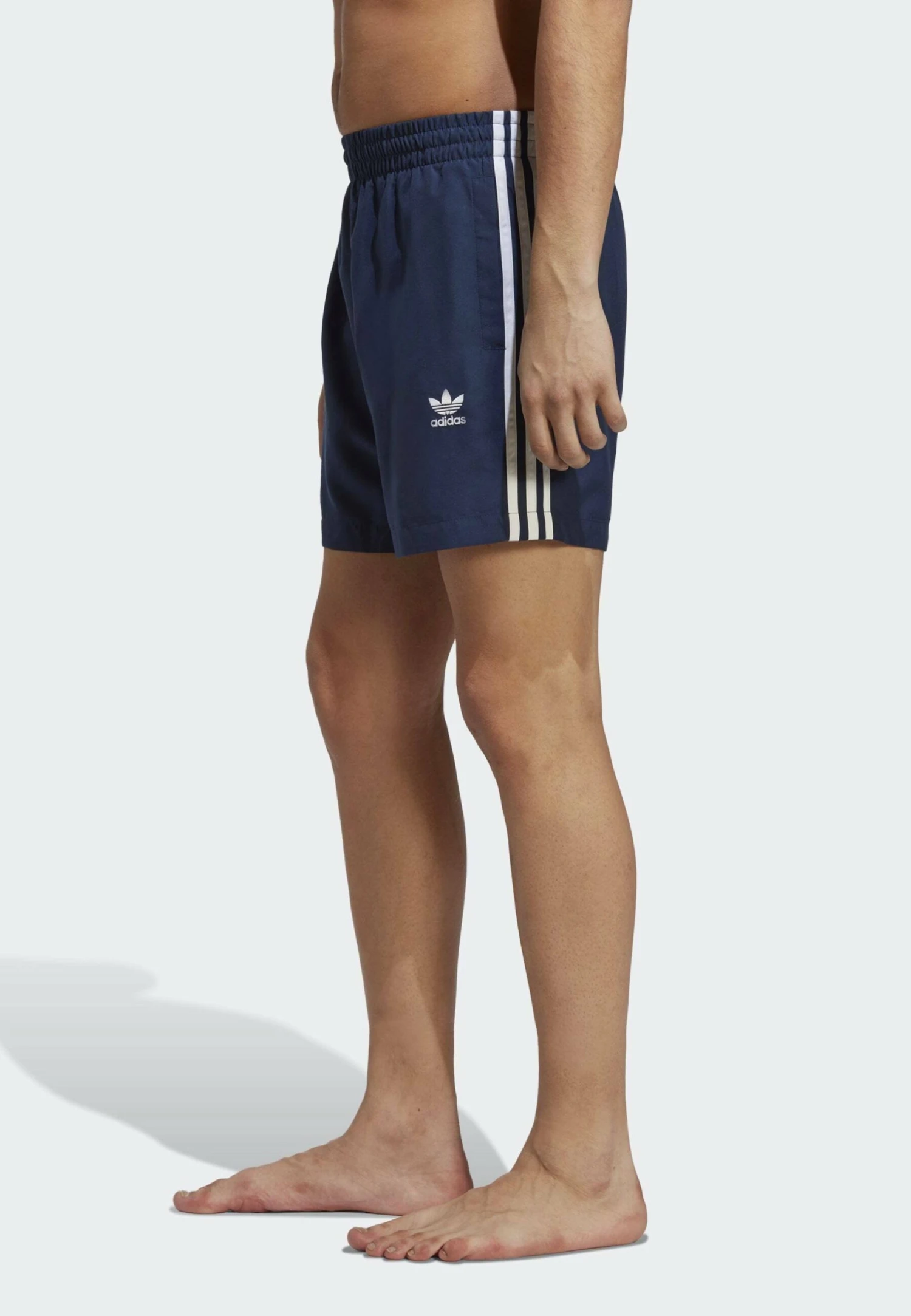 Adidas Originals Stripes - Swimming Shorts - Night Indigo White 8 Adidas Originals Stripes - Swimming Shorts - Night Indigo White - Image 6
