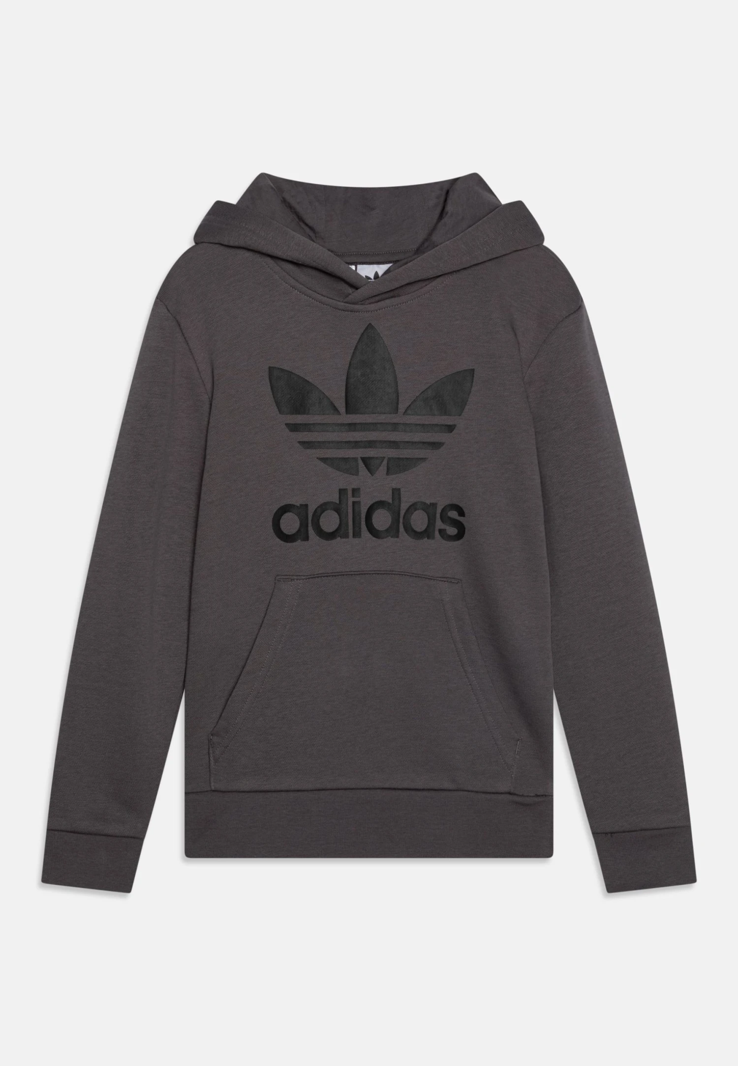 Adidas Originals Trefoil Junior Unisex - Hoodie - Grey Five 5 Adidas Originals Trefoil Junior Unisex - Hoodie - Grey Five - Image 3