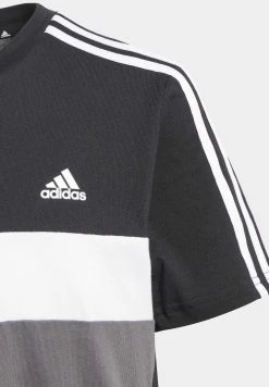 Adidas Sportswear Tiberio 3-Colorblock - Print T-Shirt - Black/Grey Five/White -Adidas Shop 8bca2296960d45ed8fef7cd429f7ef16