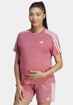 Adidas Sportswear Print T-Shirt - Pink Strata Mel/White