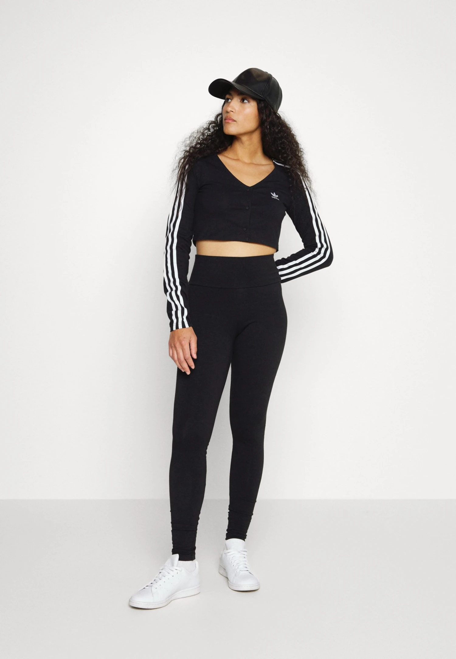 Adidas Originals Button- Summer Jacket - Black 7 Adidas Originals Button- Summer Jacket - Black - Image 5