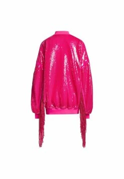 Adidas Originals Ivy Park Sequin - Bomber Jacket - Shock Pink -Adidas Shop 8dc5078fbce9406c9c8c1b5be5243f6c