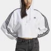 Adidas Originals Classics Crop - Sweatshirt - White -Adidas Shop 8e193714a713430ab34a5799c156fbff