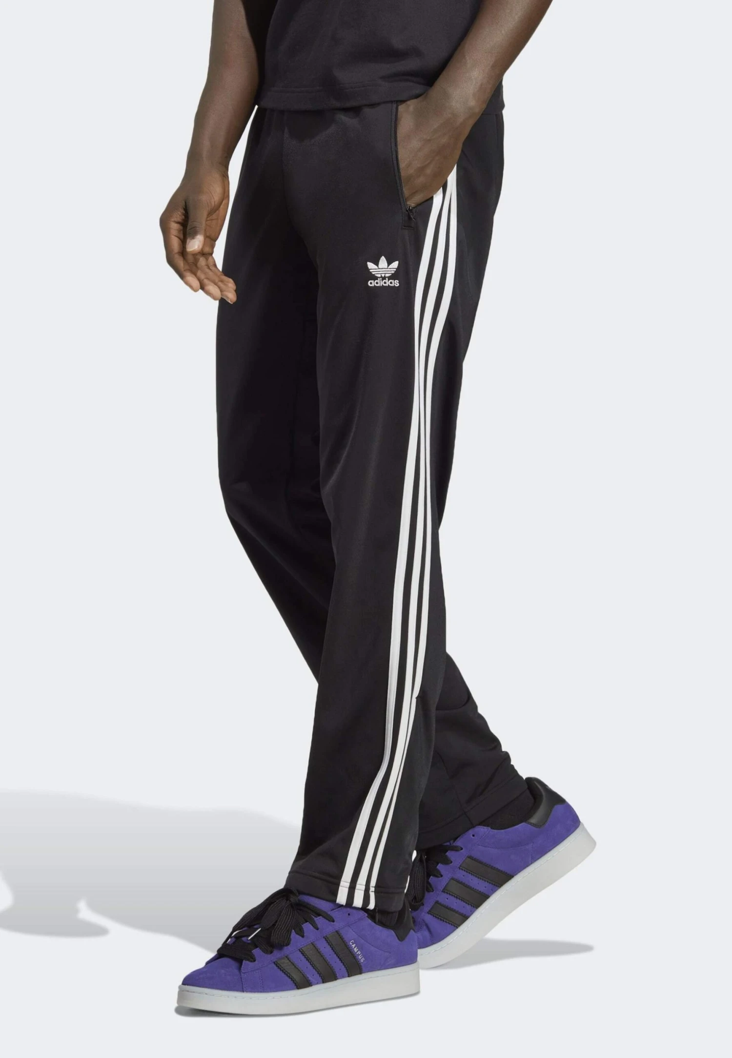 Adidas Originals Firebird Tp - Tracksuit Bottoms - Black 4 Adidas Originals Firebird Tp - Tracksuit Bottoms - Black - Image 2