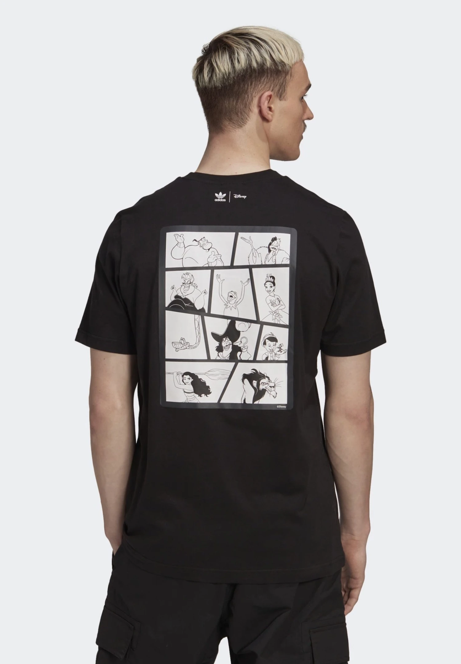 Adidas Originals Disney Gfx Ss - Print T-Shirt - Black 3 Adidas Originals Disney Gfx Ss - Print T-Shirt - Black