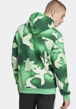 Adidas Originals Graphics Camo Allover Print- Sweatshirt - Semi Screaming Green -Adidas Shop 9007a54d3f63443a975424f1ce6cb133