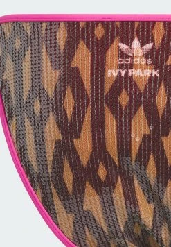 Adidas Originals Ivy Park Sequin Monogram - Bikini Bottoms - Mesa Dark Brown Shock Pink -Adidas Shop 906025e976b04b6d81f8dfdf1776365a