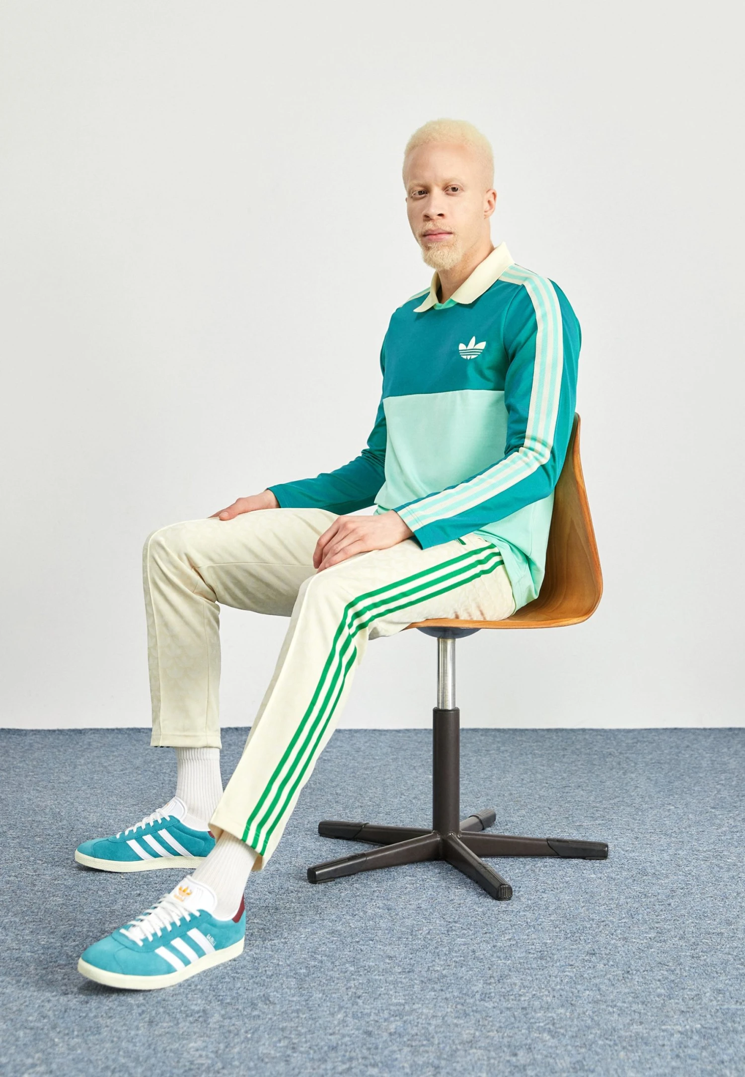 Adidas Originals Long Sleeved Top - Green 4 Adidas Originals Long Sleeved Top - Green - Image 2