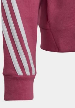 Adidas Sportswear Future Icons 3-Stripes Full-Zip- Zip-Up Sweatshirt - Preloved Fuchsia White -Adidas Shop 91411aef2cec4618ad838f50fe661359