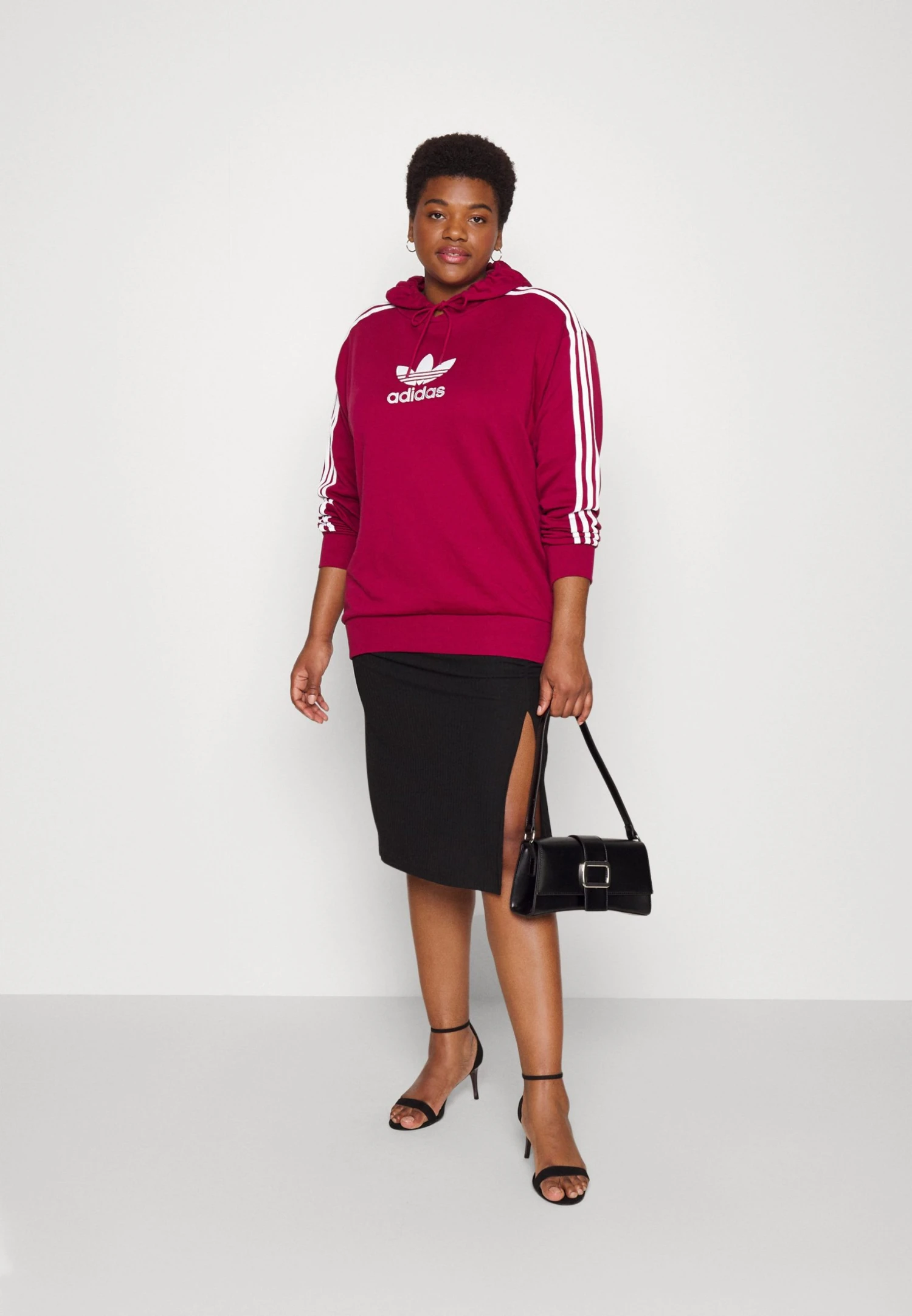Adidas Originals Hoodie - Hoodie - Legacy Burgundy 4 Adidas Originals Hoodie - Hoodie - Legacy Burgundy - Image 2