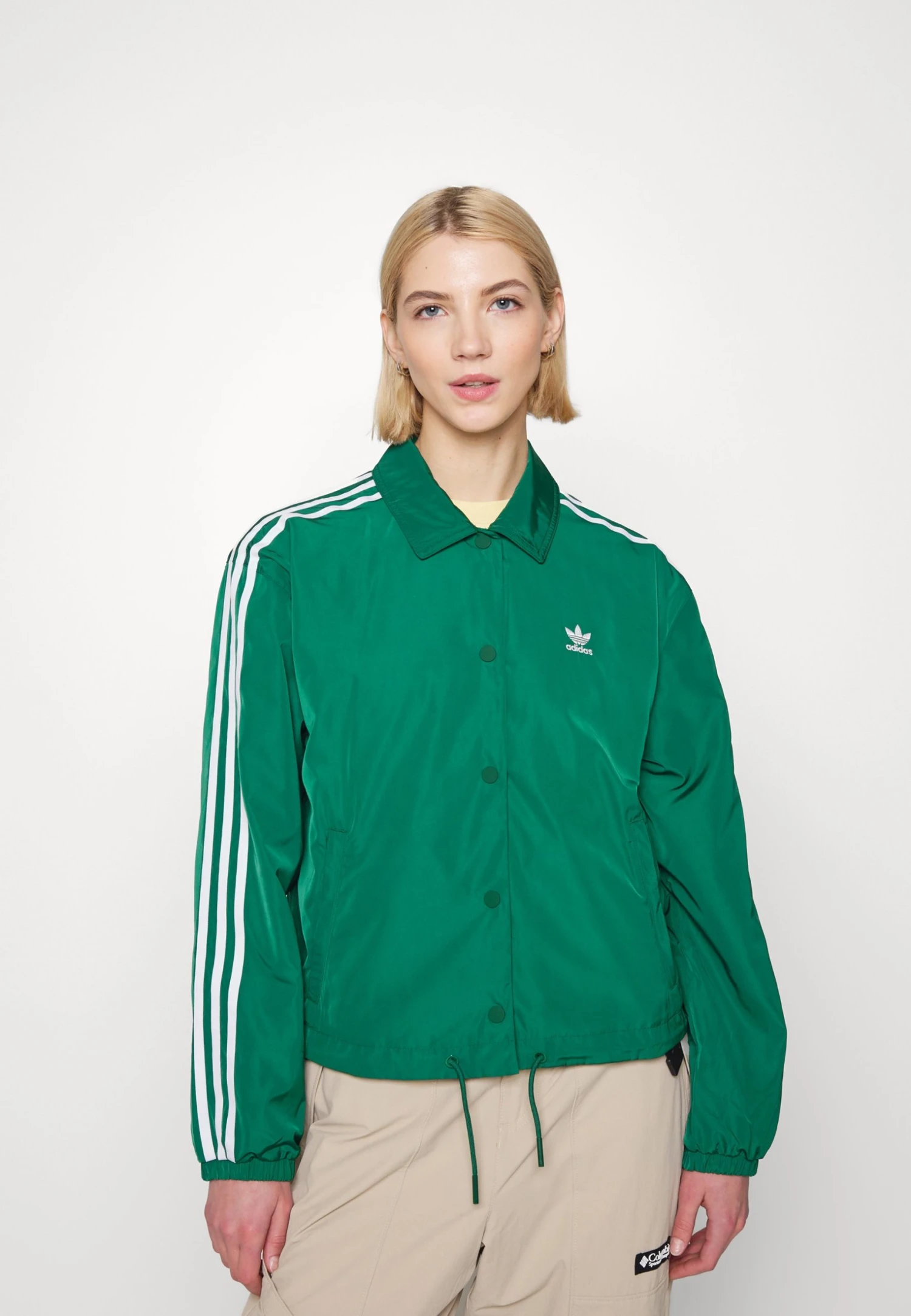Adidas Originals Coach Jacket - Summer Jacket - Dark Green 6 Adidas Originals Coach Jacket - Summer Jacket - Dark Green - Image 4