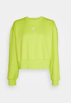 Adidas Originals Adicolor Essentials Crew - Sweatshirt - Semi Solar Yellow -Adidas Shop 953536579aa646deb999aad660be9e70