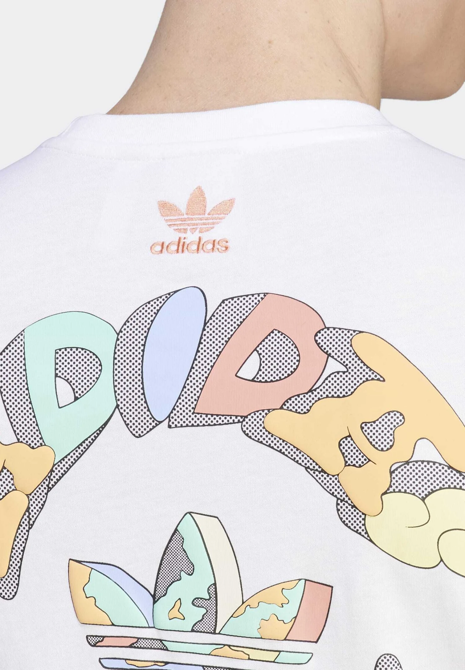 Adidas Originals Fb Graphic - Print T-Shirt - White 6 Adidas Originals Fb Graphic - Print T-Shirt - White - Image 4