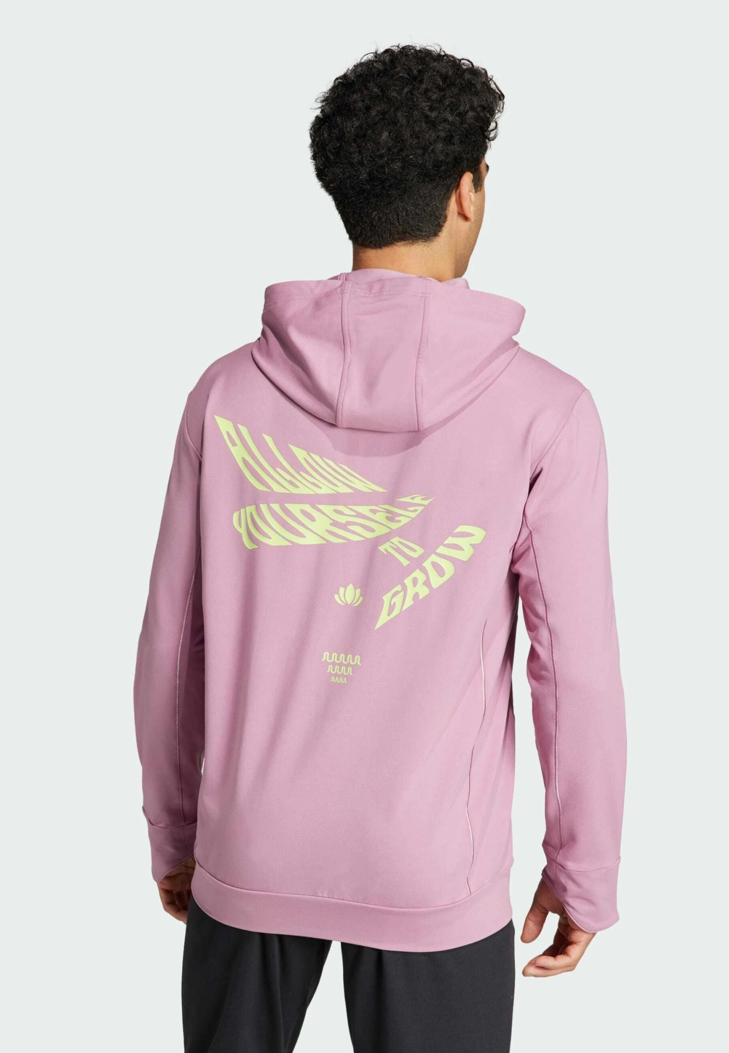ADIDAS PERFORMANCE Yoga- Hoodie - Orchid Pulse Lime 3 ADIDAS PERFORMANCE Yoga- Hoodie - Orchid Pulse Lime