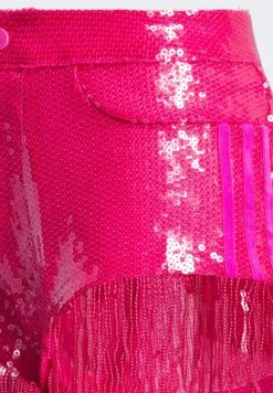 Adidas Originals Sequin With Fringe - Shorts - Shock Pink -Adidas Shop 9a33154d4cc1485aa761fb7fc1da3097