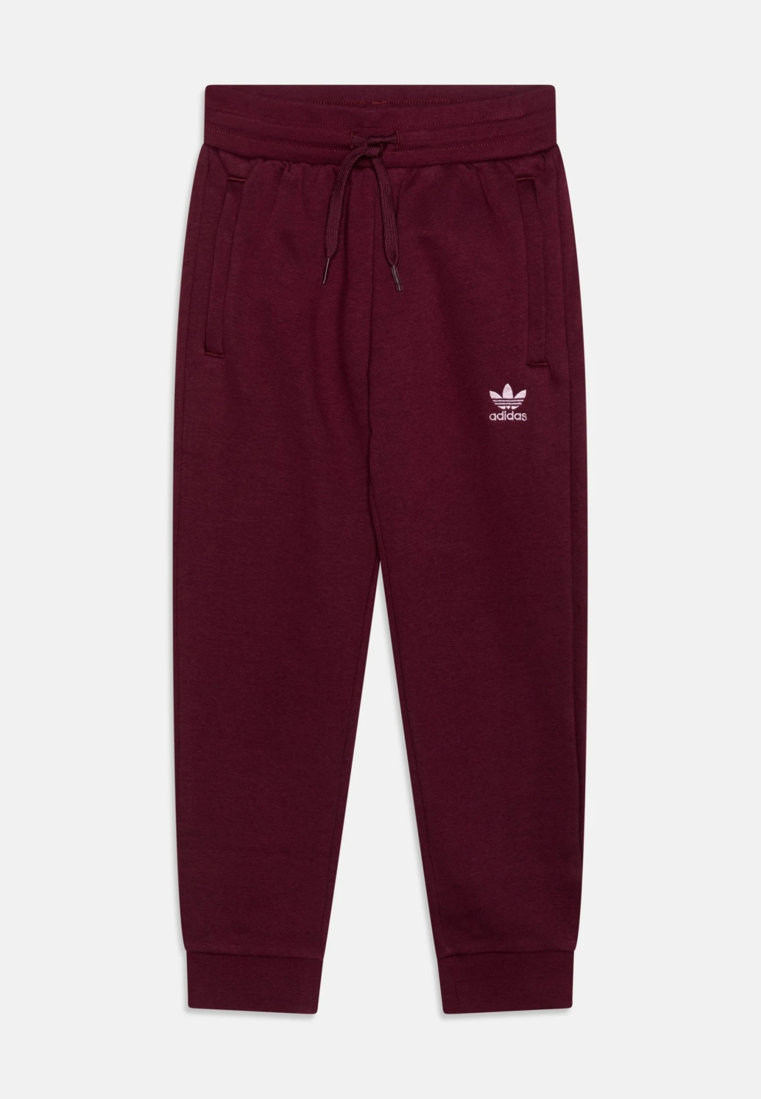 Adidas Originals Pants Junior Unisex - Tracksuit Bottoms - Maroon/Clear Pink 5 Adidas Originals Pants Junior Unisex - Tracksuit Bottoms - Maroon/Clear Pink - Image 3