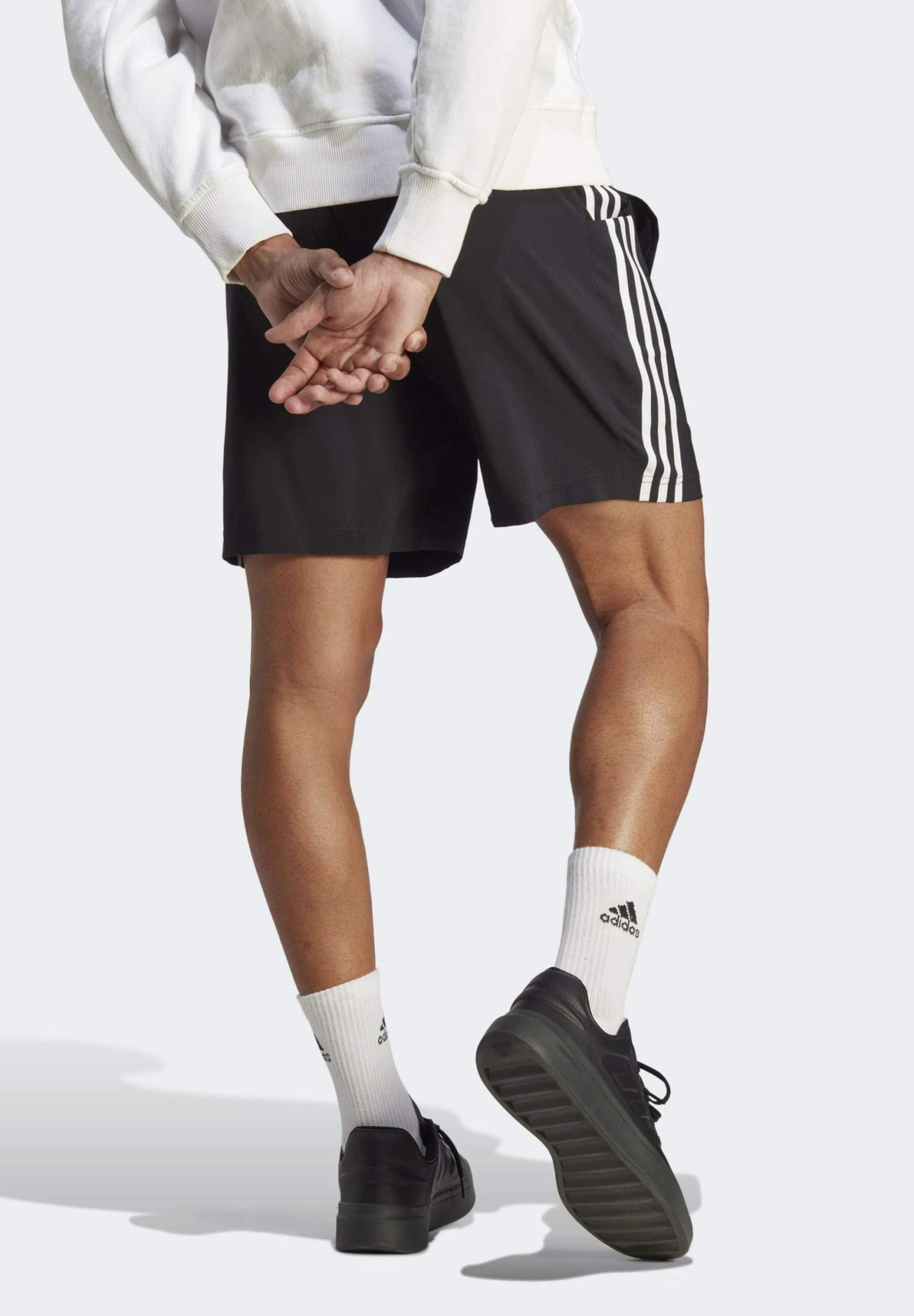 Adidas Sportswear Chelsea - Sports Shorts - Black/White 4 Adidas Sportswear Chelsea - Sports Shorts - Black/White - Image 2
