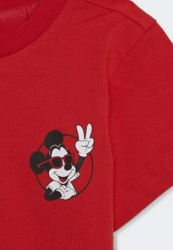 Adidas Originals Mickey Mouse- Print T-Shirt - Vivid Red -Adidas Shop 9c4ff0c5f5ce40d5beeb699cdf55b567