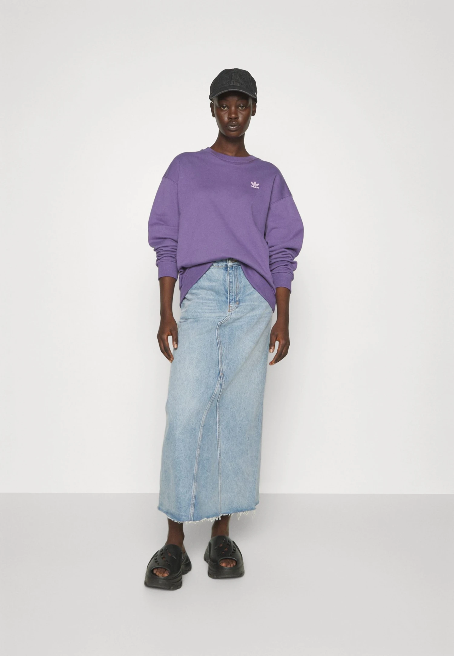 Adidas Originals Sweatshirt - Tech Purple 7 Adidas Originals Sweatshirt - Tech Purple - Image 5