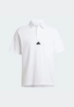 Adidas Sportswear Zne Premium - Polo Shirt - White -Adidas Shop 9db7f649f145435ab036bb03e4feb1a8