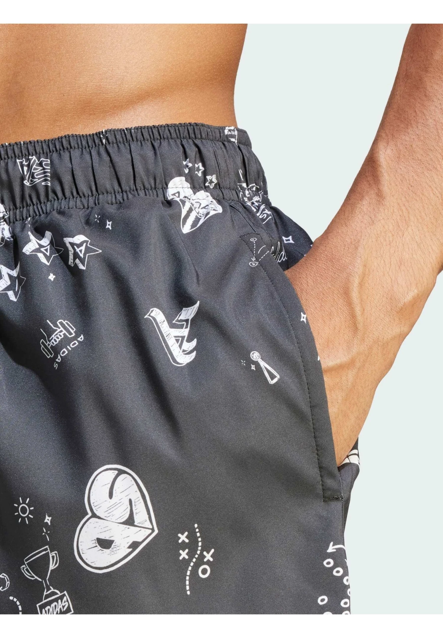 Adidas Sportswear Love Clx- Swimming Shorts - Black 5 Adidas Sportswear Love Clx- Swimming Shorts - Black - Image 3