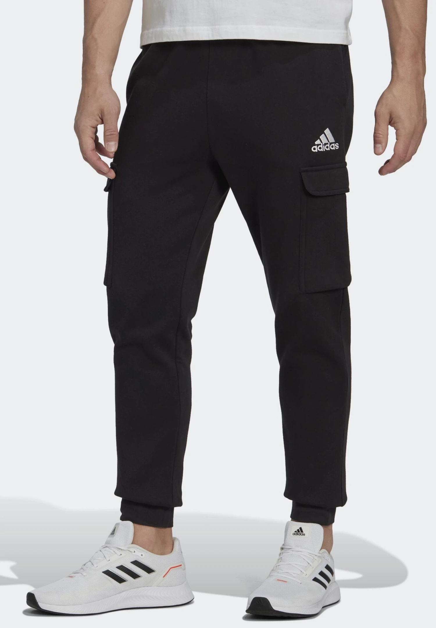 Adidas Sportswear Felczy C- Tracksuit Bottoms - Black/White 9 Adidas Sportswear Felczy C- Tracksuit Bottoms - Black/White - Image 7