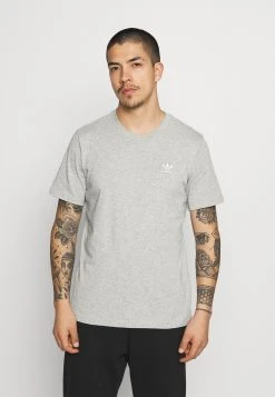 Adidas Originals Essential Tee Unisex - Basic T-Shirt - Medium Grey Heather
