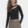 Adidas Originals Cut Out - Long Sleeved Top - Black 2 Adidas Originals Cut Out - Long Sleeved Top - Black -Adidas Shop 9eb8f5e5719941c78c7db39276330545