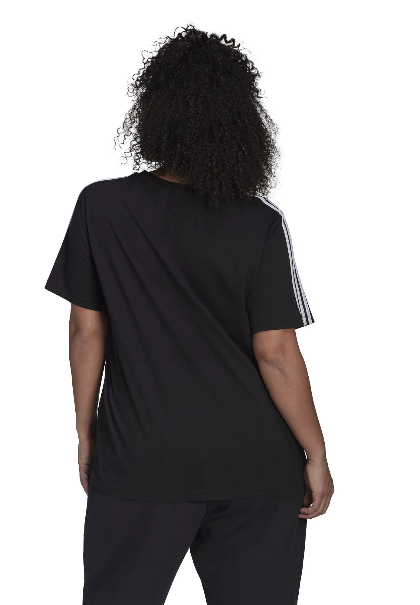 Adidas Sportswear W 3S T - Print T-Shirt - Black/White 4 Adidas Sportswear W 3S T - Print T-Shirt - Black/White - Image 2