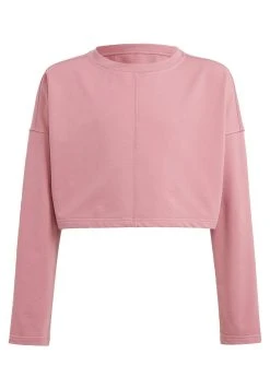 Adidas Sportswear Yoga Aeroready Cropped - Sweatshirt - Pink Strata