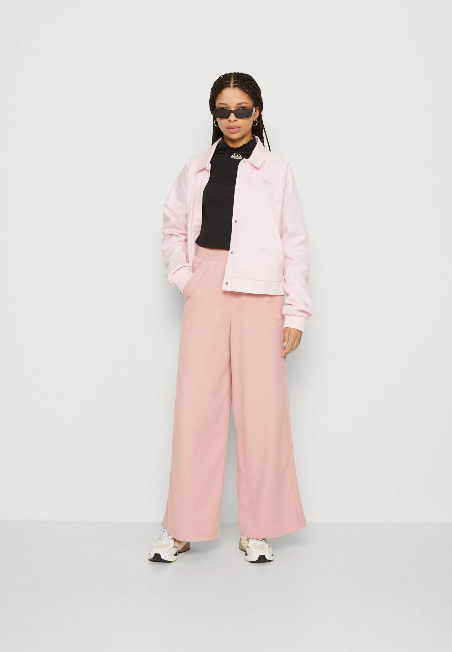 Adidas Sportswear With Healing Crystals Inspired Graphics - Summer Jacket - Clear Pink/Silver Dawn 4 Adidas Sportswear With Healing Crystals Inspired Graphics - Summer Jacket - Clear Pink/Silver Dawn - Image 2