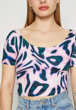 Adidas Sportswear Print T-Shirt - Clear Pink/Bliss Pink/Team Royal Blue -Adidas Shop a162ab741718412aac838fdfacdfb821