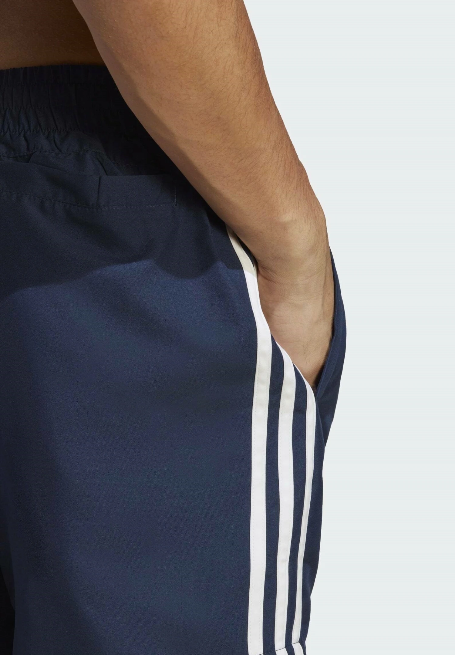Adidas Originals Stripes - Swimming Shorts - Night Indigo White 7 Adidas Originals Stripes - Swimming Shorts - Night Indigo White - Image 5