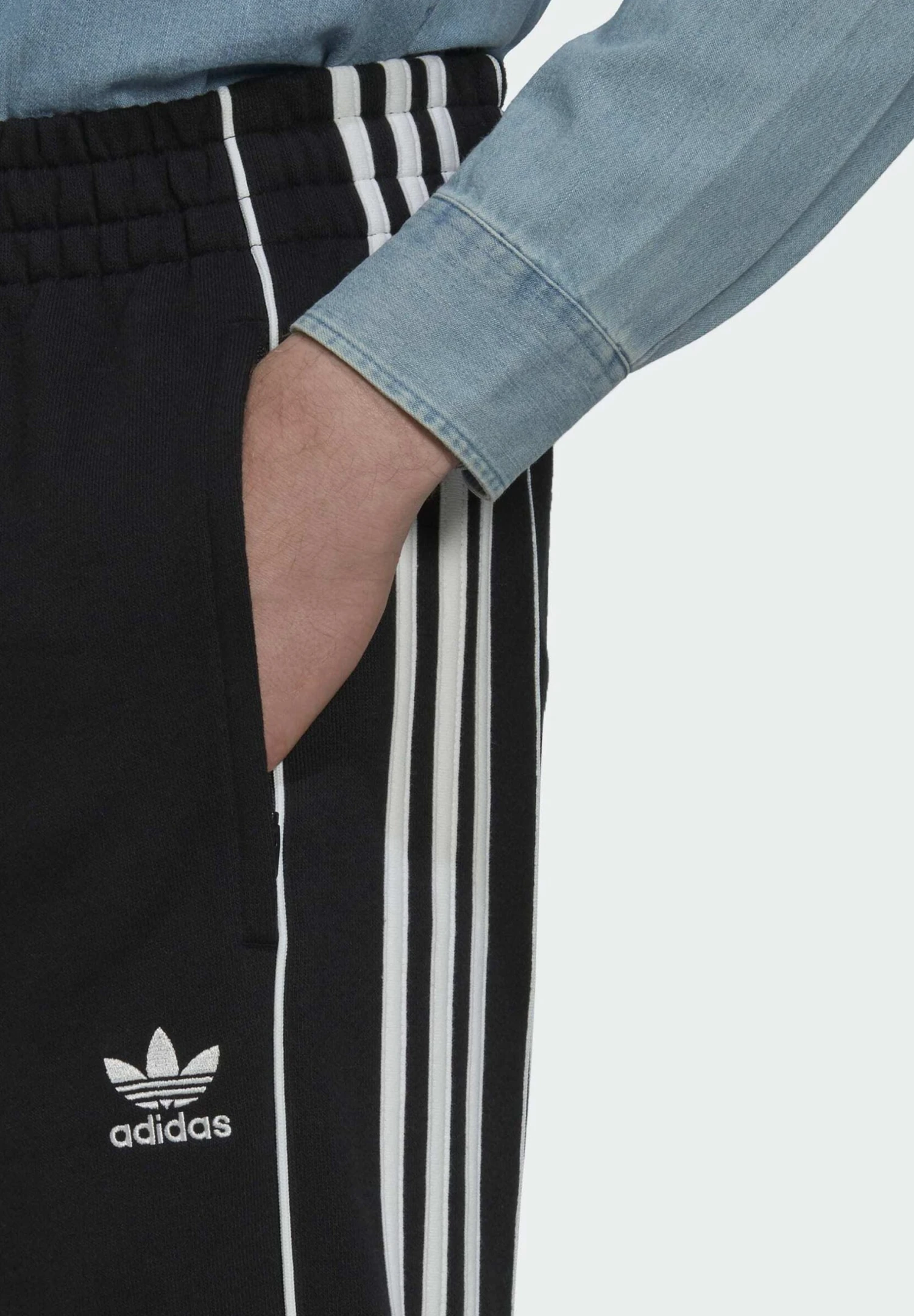 Adidas Originals Ess Swtp - Tracksuit Bottoms - Black 6 Adidas Originals Ess Swtp - Tracksuit Bottoms - Black - Image 4