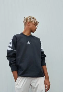 Adidas Originals Ess Crew - Sweatshirt - Black -Adidas Shop a2bf2c9f4050432eb9201f6f94bf0b10