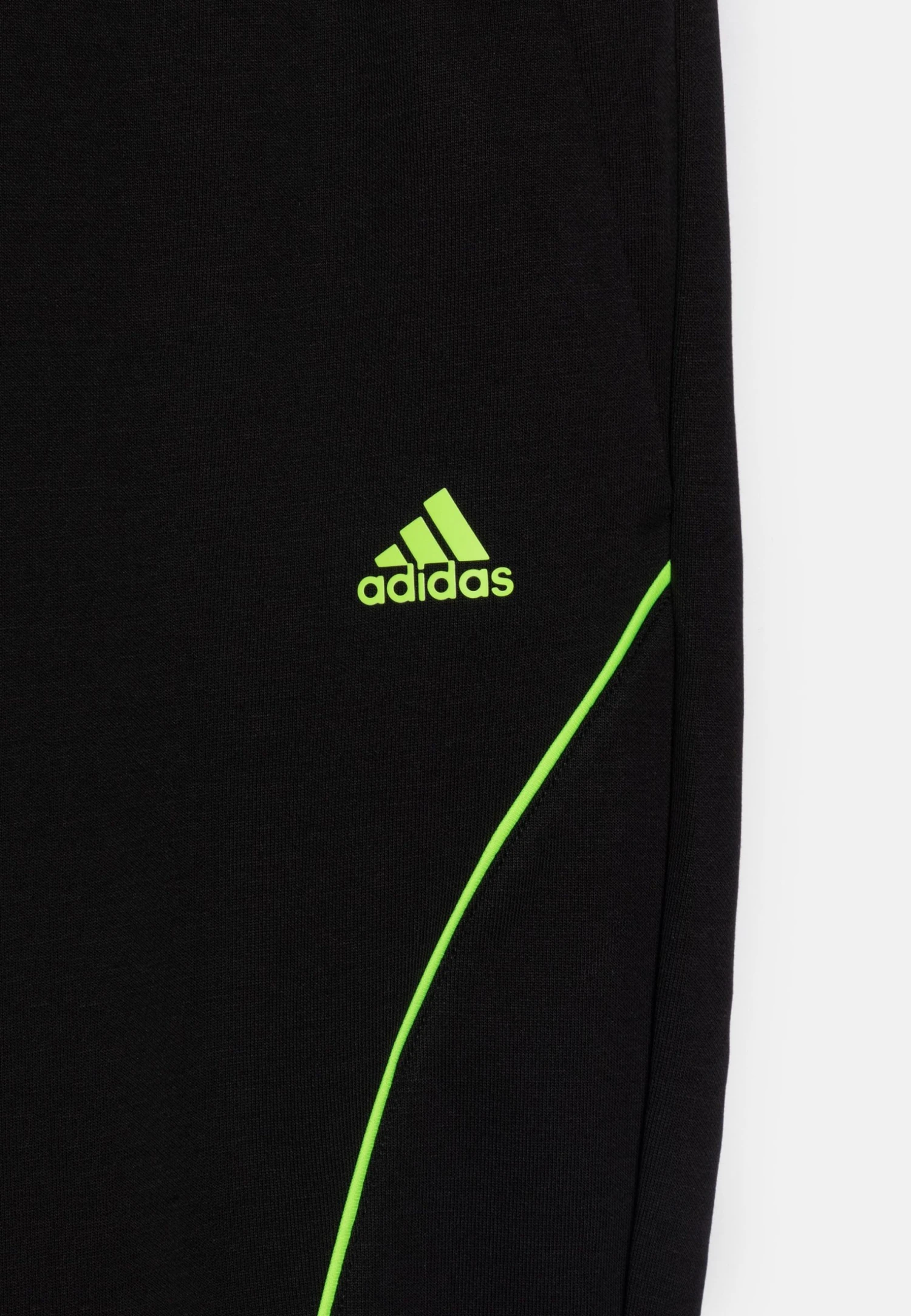 Adidas Sportswear Unisex - Tracksuit Bottoms - Black/Lucid Lemon 5 Adidas Sportswear Unisex - Tracksuit Bottoms - Black/Lucid Lemon - Image 3
