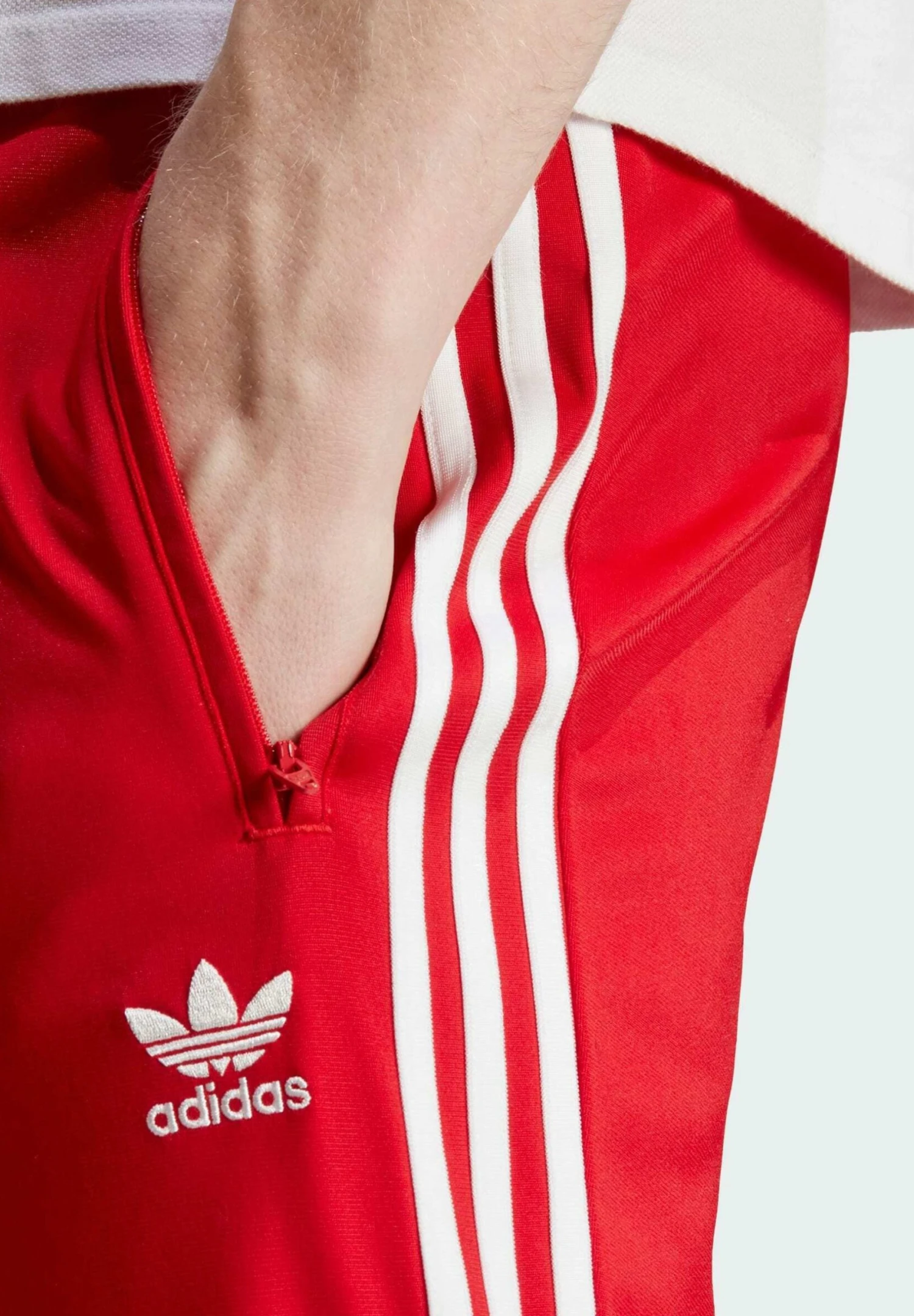 Adidas Originals Firebird Tp - Tracksuit Bottoms - Better Scarlet White 4 Adidas Originals Firebird Tp - Tracksuit Bottoms - Better Scarlet White - Image 2