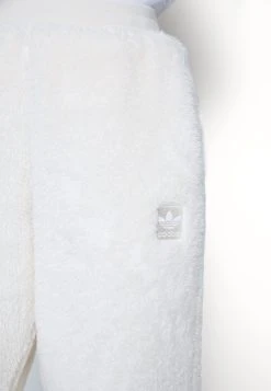 Adidas Originals Essentials Fluffy Pants - Tracksuit Bottoms - White -Adidas Shop a3fe61116b4a4ca38dc04e5a670c3733