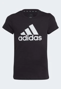Adidas Sportswear Essentials Big Logo - Print T-Shirt - Black White -Adidas Shop a46060f2ec46453496142d1fb59c5288