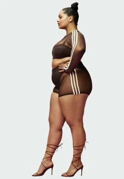 Adidas Originals Overlay Swim Plus Size - Bikini Top -Adidas Shop a49c8f3a5d34437ba28314baebf76172