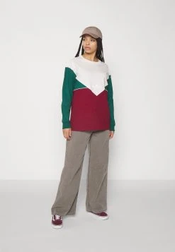 Adidas Originals Long Sleeved Top - White/Collegiate Green/Collegiate Burgundy -Adidas Shop a4ce86b8641a4129ab66bb63bf72614f