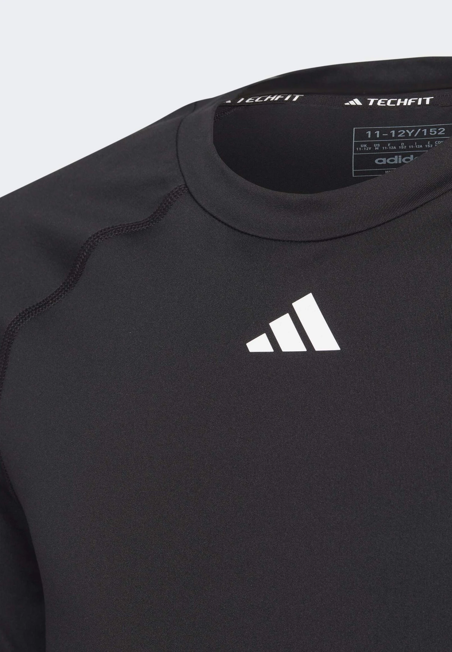 ADIDAS PERFORMANCE Aeroready Techfit - Long Sleeved Top - Black/White 5 ADIDAS PERFORMANCE Aeroready Techfit - Long Sleeved Top - Black/White - Image 3