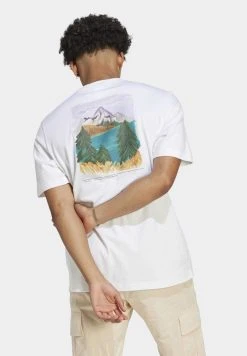 Adidas Originals Adv Na- Print T-Shirt - White